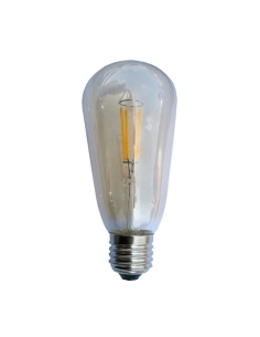 CLA Lighting Light Globe LED Carbon Look BC ST57 Amber 4W CF5A