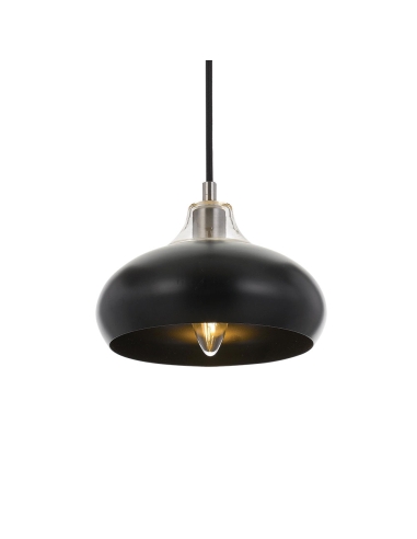 Telbix Beck 1 Light Pendant Small - Black