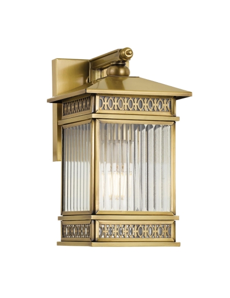 AVERA EX15-BRS - AVERA 15 EXTERIOR WALL LIGHT - BRASS