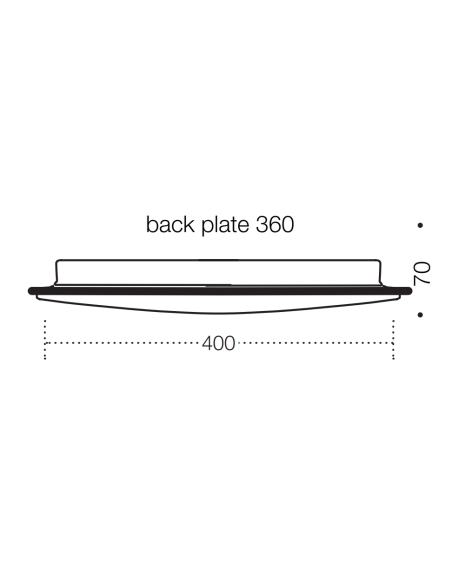 ASTRID OY43-SL3C - ASTRID 43 30W LED OYSTER Dim - ASTRID OY43-SL3C