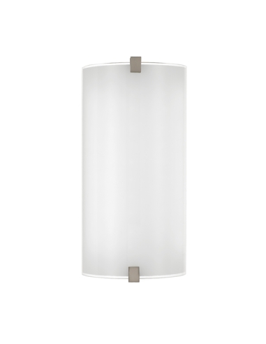 Telbix Arla 12W Nickel Frost & Tri-Colour Dimmable LED Wall Light - ARLA WB15-NK