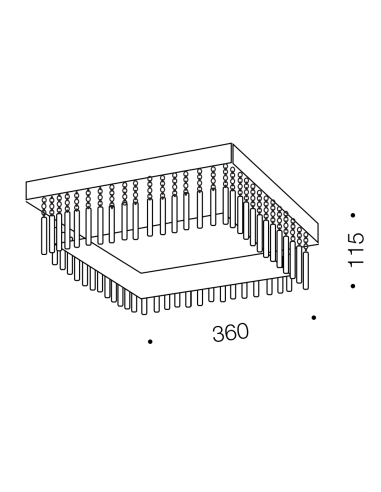 ANDELA OYSQ-850 - ANDELA SQUARE 30W LED OYSTER - ANDELA OYSQ-850