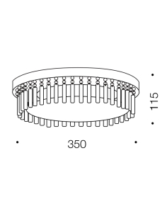 Telbix Andela 30W Round Dimmable Chrome & Cool White LED ANDELA OYRD-850 2