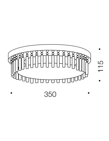 ANDELA OYRD-850 - ANDELA ROUND 30W LED OYSTER - ANDELA OYRD-850