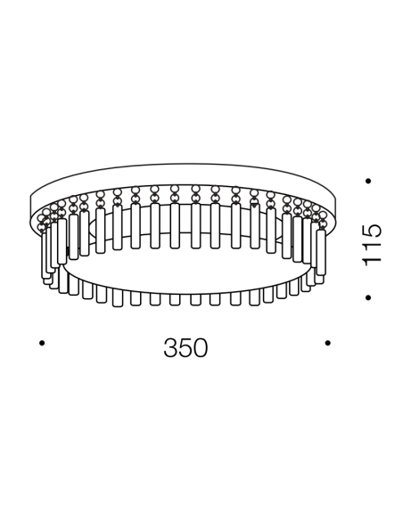 ANDELA OYRD-850 - ANDELA ROUND 30W LED OYSTER - ANDELA OYRD-850