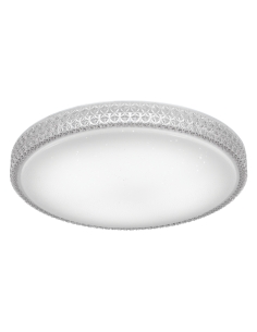 Telbix Amelia 50W Dimmable Chrome & Tri-Colour LED Ceiling AMELIA 60XL.R-3C