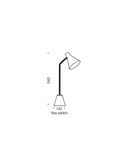 Telbix Ambia Black Desk Table Lamp - AMBIA TL-BKAMBIA TL-BK 2