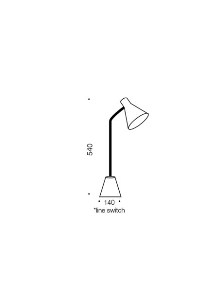 Telbix Ambia Black Desk Table Lamp - AMBIA TL-BKAMBIA TL-BK