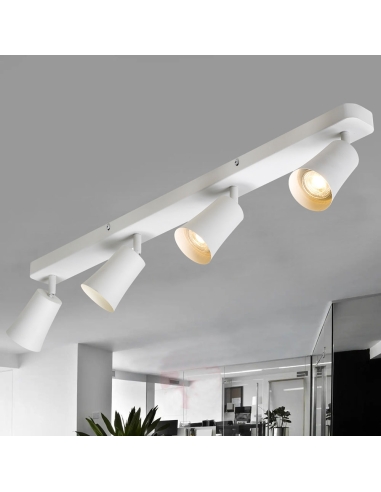 ALVEY SP4B-WH - ALVEY 4 LIGHTS SPOT BAR - WHITEALVEY SP4B-WH