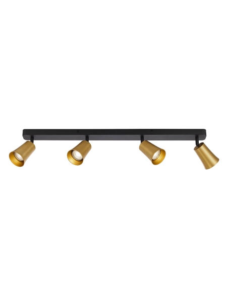 ALVEY SP4B-GDBK - ALVEY 4 LIGHTS SPOT BAR - GOLD
