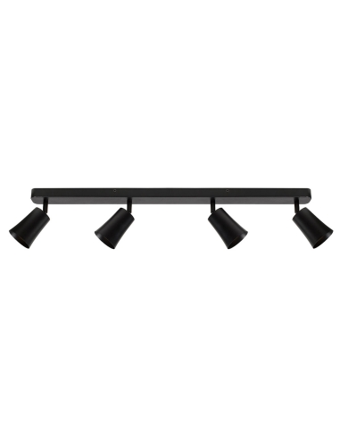 Telbix Alvey 4 Light GU10 Black Spotlight - ALVEY ALVEY SP4B-BK