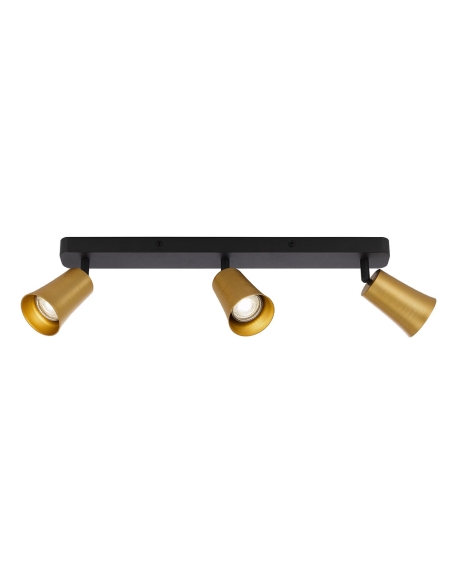 ALVEY SP3B-GDBK - ALVEY 3 LIGHTS SPOT BAR - GOLD