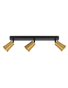 Telbix Alvey 3 Light GU10 Gold & Black Spotlight - ALVEY ALVEY SP3B-GDBK 2