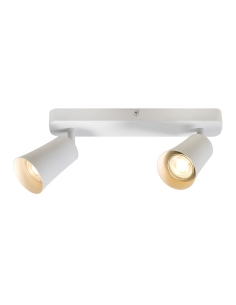 Telbix Alvey 2 Light GU10 White Spotlight - ALVEY SP2B-WHALVEY SP2B-WH 2
