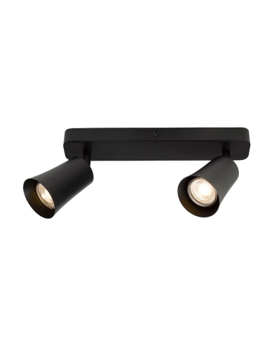 ALVEY SP2B-BK - ALVEY 2 LIGHTS SPOT BAR - BLACKALVEY SP2B-BK