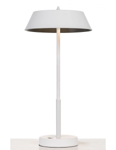 Telbix Allure 7W LED Touch Table Lamp White & Silver / Warm ALLURE TL-WHSL 2