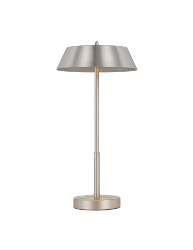 Telbix Allure 7WLED Touch Lamp Nickel & Silver / Warm White - ALLURE TL-NKSL