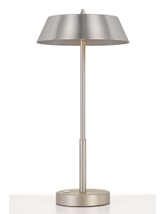 Telbix Allure 7WLED Touch Table Lamp Nickel & Silver / Warm ALLURE TL-NKSL 2
