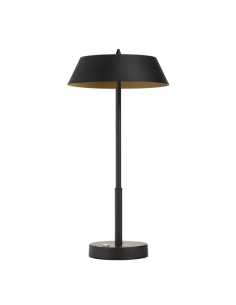 Telbix Allure 7W LED Touch Lamp Black & Gold / Warm White - ALLURE TL-BKGD