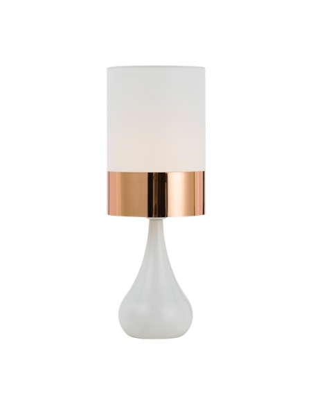 AKIRA TL-WHCP - AKIRA CERAMIC TABLE LAMP - Copper