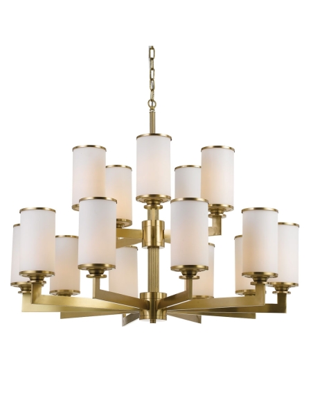 AHERN PE15-BSOP - AHERN 15 LIGHTS PENDANT SOLID BRASS
