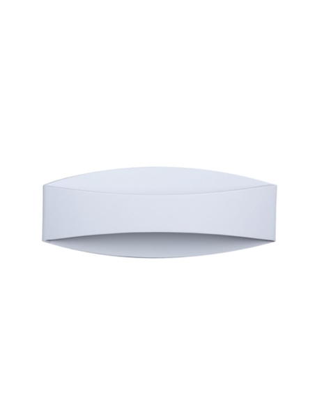 CANNES - CANNES City Series LED Interior Matte White Curved Up/Down Wall Light