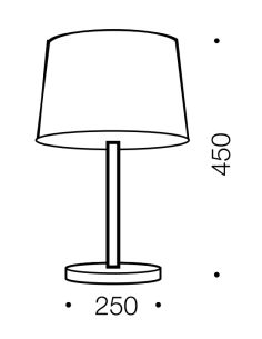 Telbix Adam Black Stylish Table Lamp - ADAM TL-BKADAM TL-BK 2