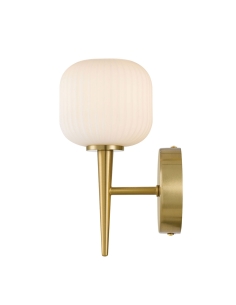Telbix Bobo Antique Gold & Opal Matt 3W 3000K G9 Luxury BOBO WB1-AGOM
