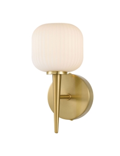 Telbix Bobo Antique Gold & Opal Matt 3W 3000K G9 Luxury BOBO WB1-AGOM 2