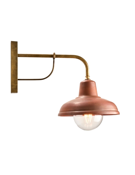 DEKSEL02 - DEKSEL Aged Copper Interior Wall Light IP23