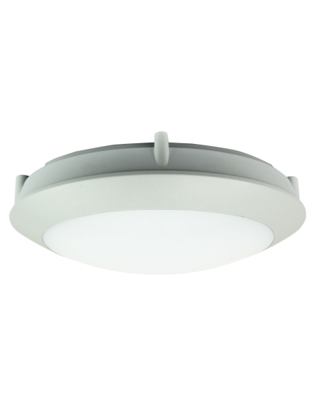 UA7801GY - Oriel Duro.20 7W LED Double Insulated Bulkhead Grey / Cool White