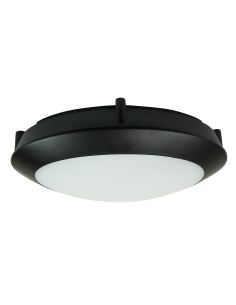 Oriel Duro.20 7W LED Double Insulated Bulkhead Black / Cool UA7801BK