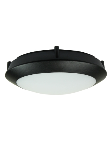 UA7801BK - Oriel Duro.20 7W LED Double Insulated Bulkhead Black / Cool White