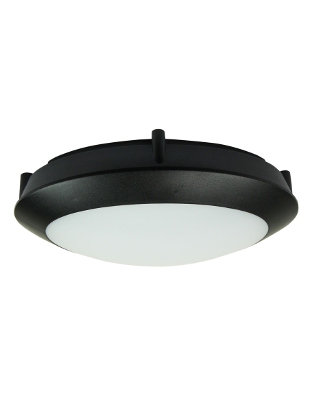 UA7801BK - Oriel Duro.20 7W LED Double Insulated Bulkhead Black / Cool White