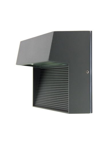 UA7411GP - Vargo Square LED Wall Light Graphite