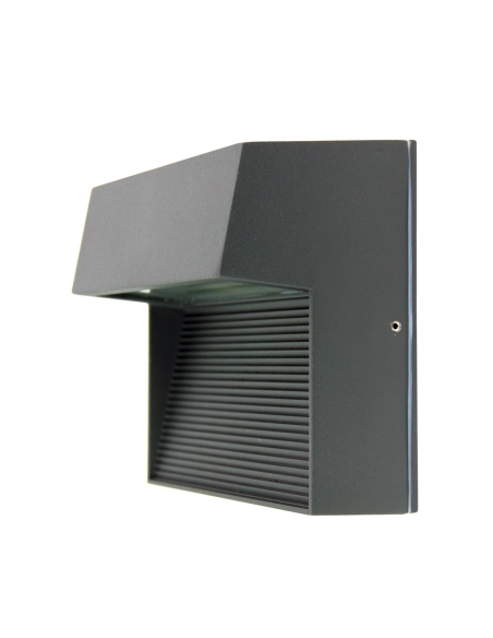 UA7411GP - Vargo Square LED Wall Light Graphite