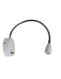 Oriel Flexi 3W LED Wall Light White / Cool White - UA50913WHUA50913WH 2