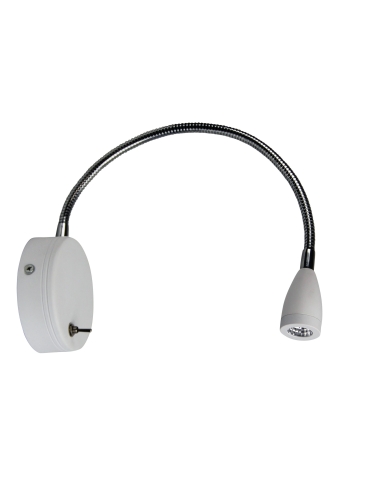 Oriel Flexi 3W LED Wall Light White / Cool White UA50913WH