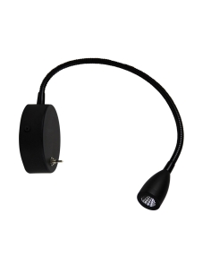 Oriel Flexi 3W LED Wall Light Matt Black / Cool White - UA50913BK 2