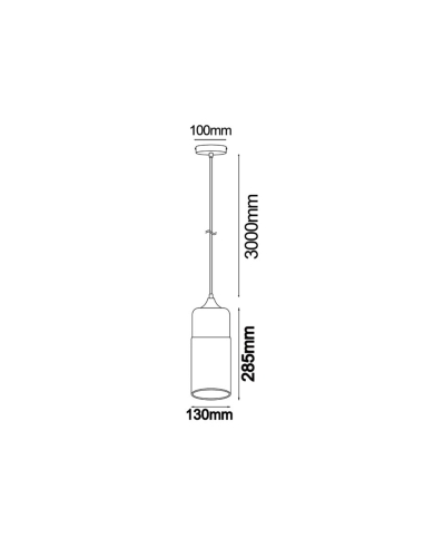 Oblong Pendant Light ES 72W With White & Amber - CASA3