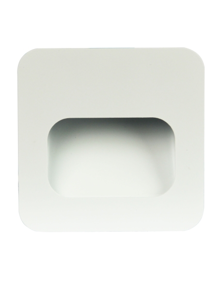 UA4240/4000WH - Peko 3W Cool White LED Recessed Wall Light