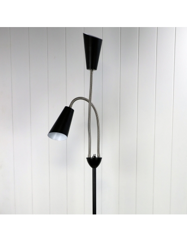 SL98812BC - Walt Twin Floor Lamp Brushed Chrome + SL98812BC