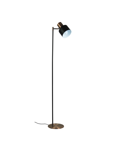 SL98787CO - Ari Floor Lamp Black With Copper Head