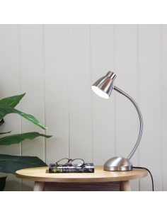 Oriel NEX 6W LED Touch Lamp Brushed Chrome / Warm White - SL98751BC 2