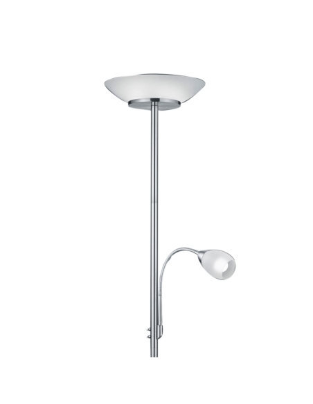 SL98599BC - Siena Floor Lamp Brushed Chrome