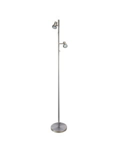Oriel DAXAM LED TWIN FLOOR LAMP BRUSHED CHROMESL98592BC