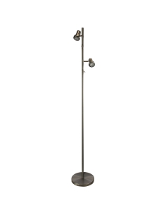 SL98592AB - Daxam LED Twin Floor Lamp Ant Brass - Antique SL98592AB