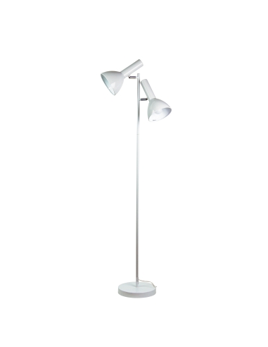 Oriel VESPA TWIN FLOOR LAMP WHITE