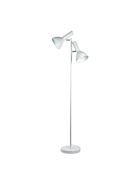 SL98572WH - Vespa Twin Floor Lamp White