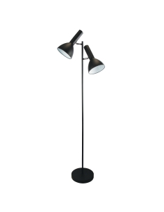 SL98572BK - Vespa Twin Floor Lamp BlackSL98572BK